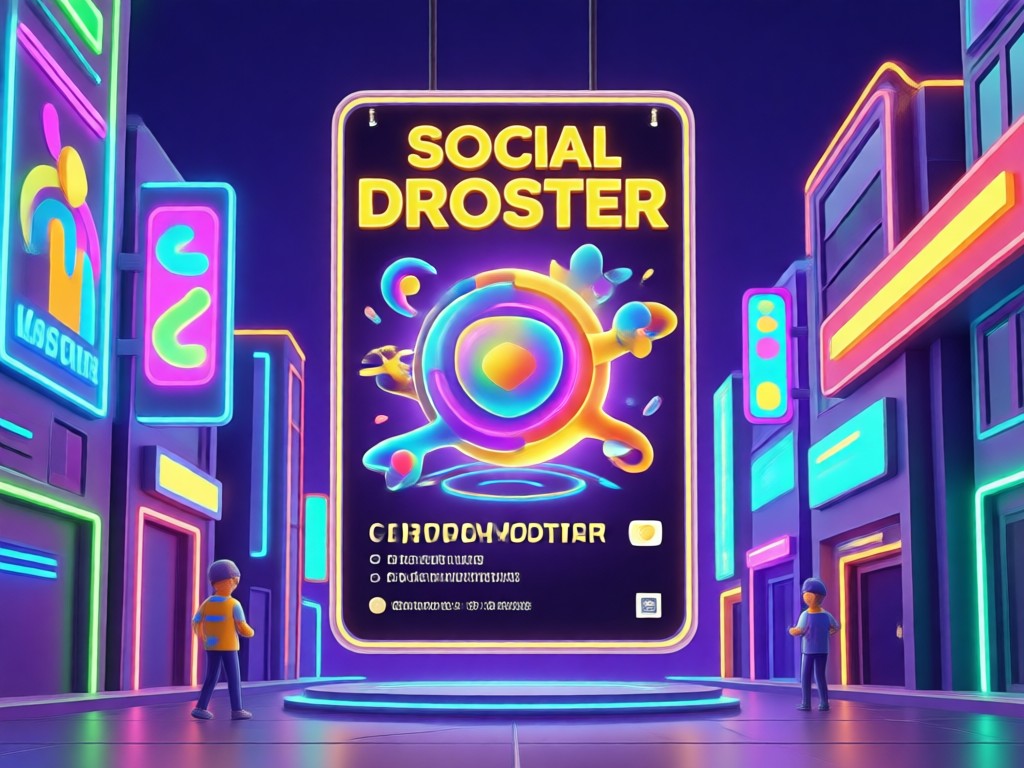 AI generated social media poster templates