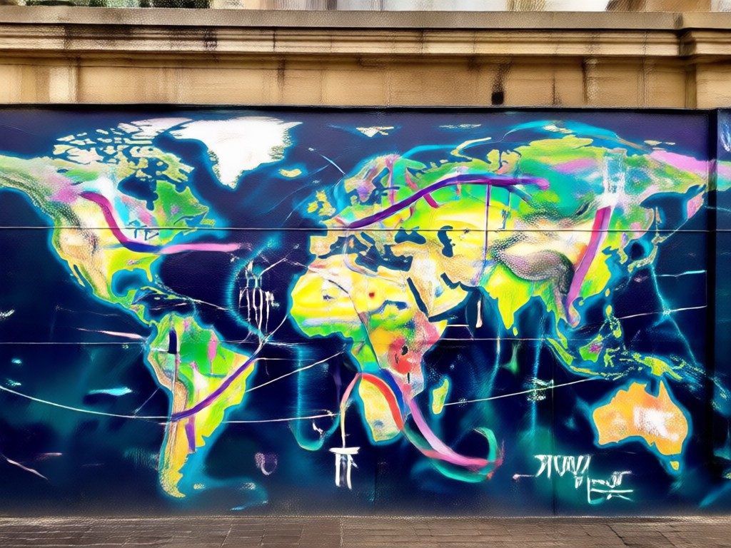 AI highlighting fan apparel in a mural