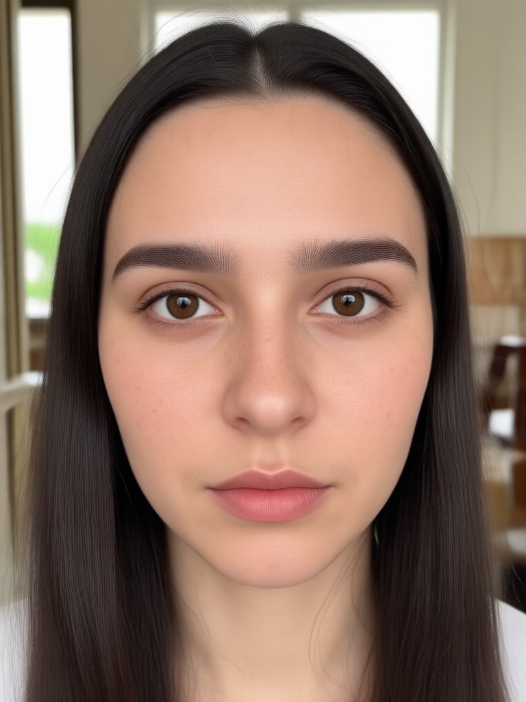 Artistic painting face merge