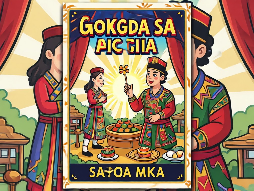 AI poster with Filipino cultural symbols