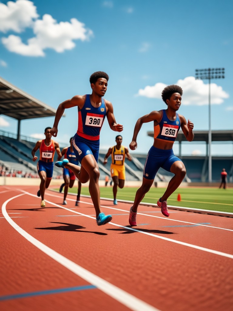 National Sports Day AI photo on mobile app