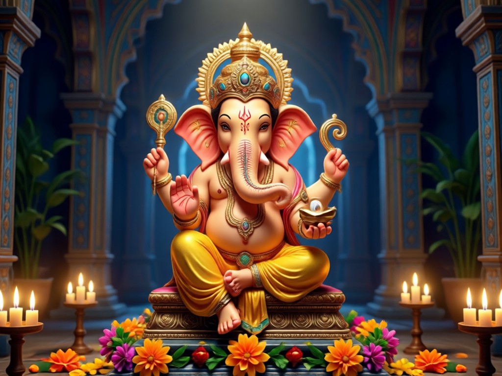 Final Ganesha AI image result