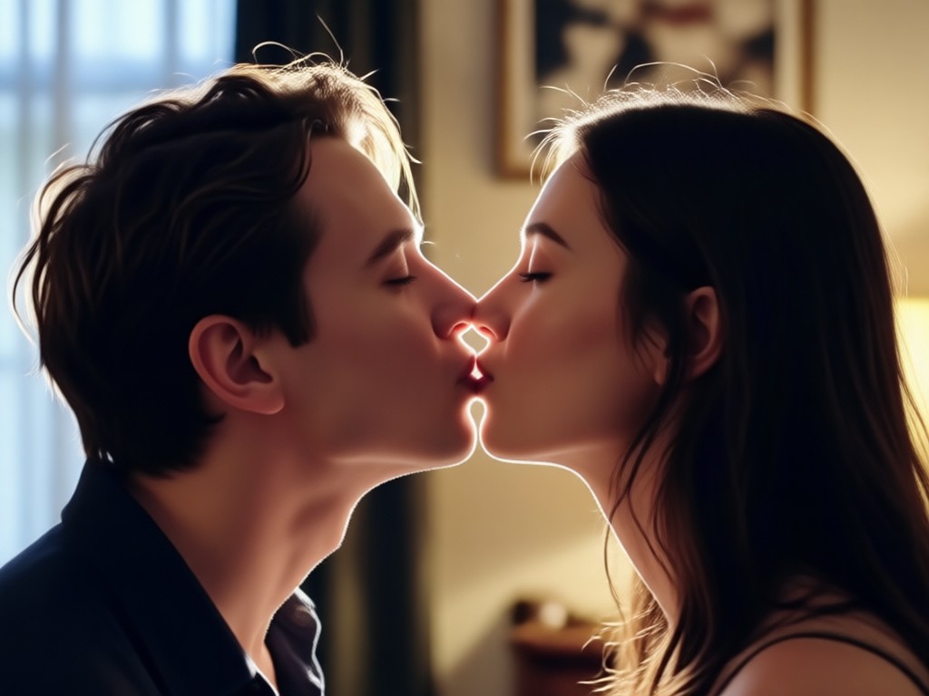 realistic kissing animation AI