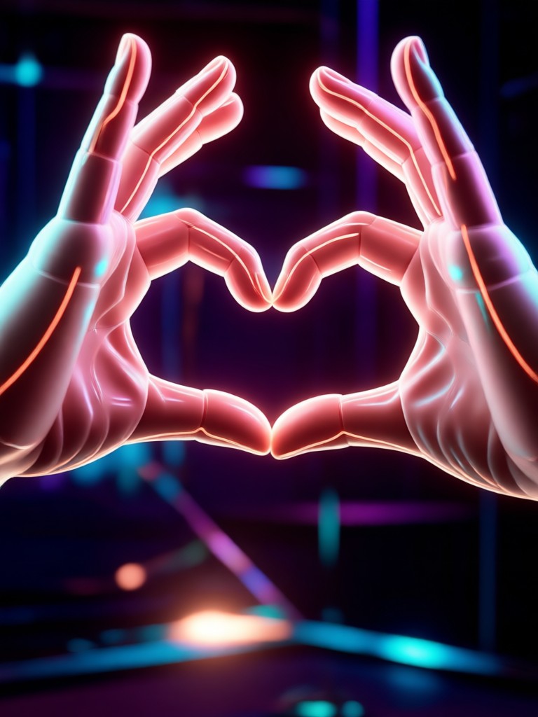 Video de Corazón con los Dedos Minimalista