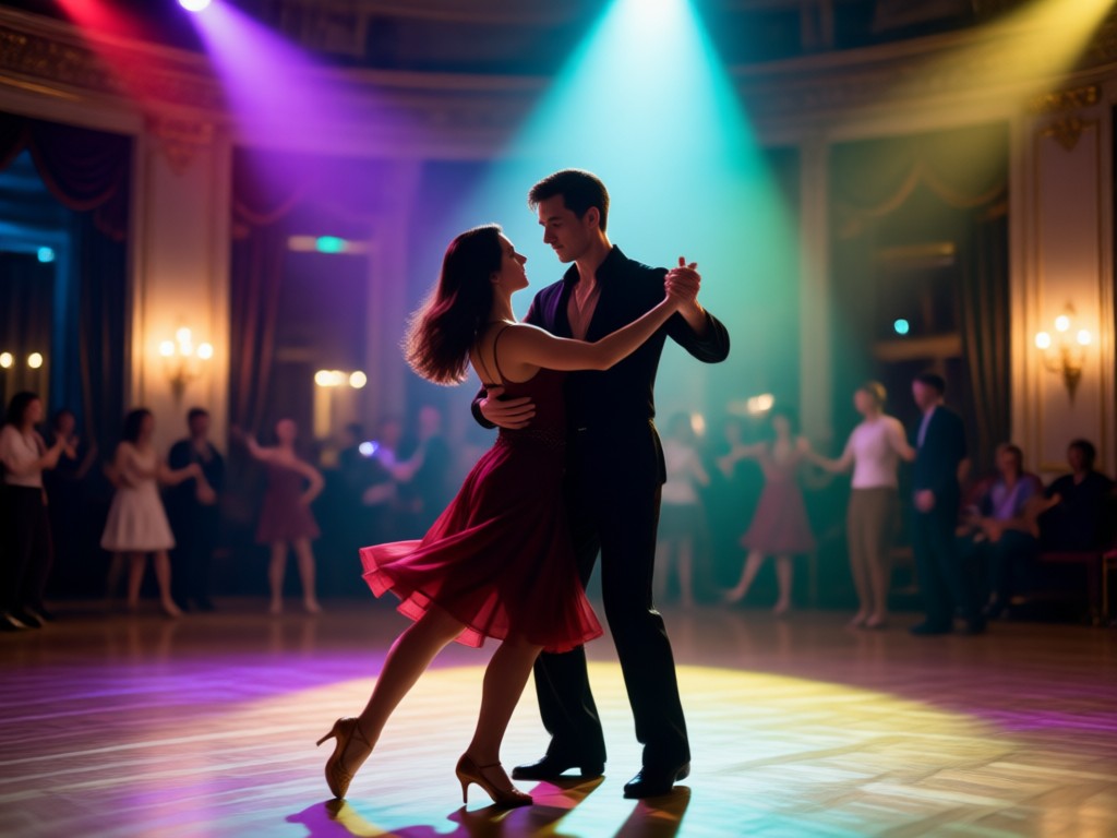 Side-by-side comparison of photo and animated dance video