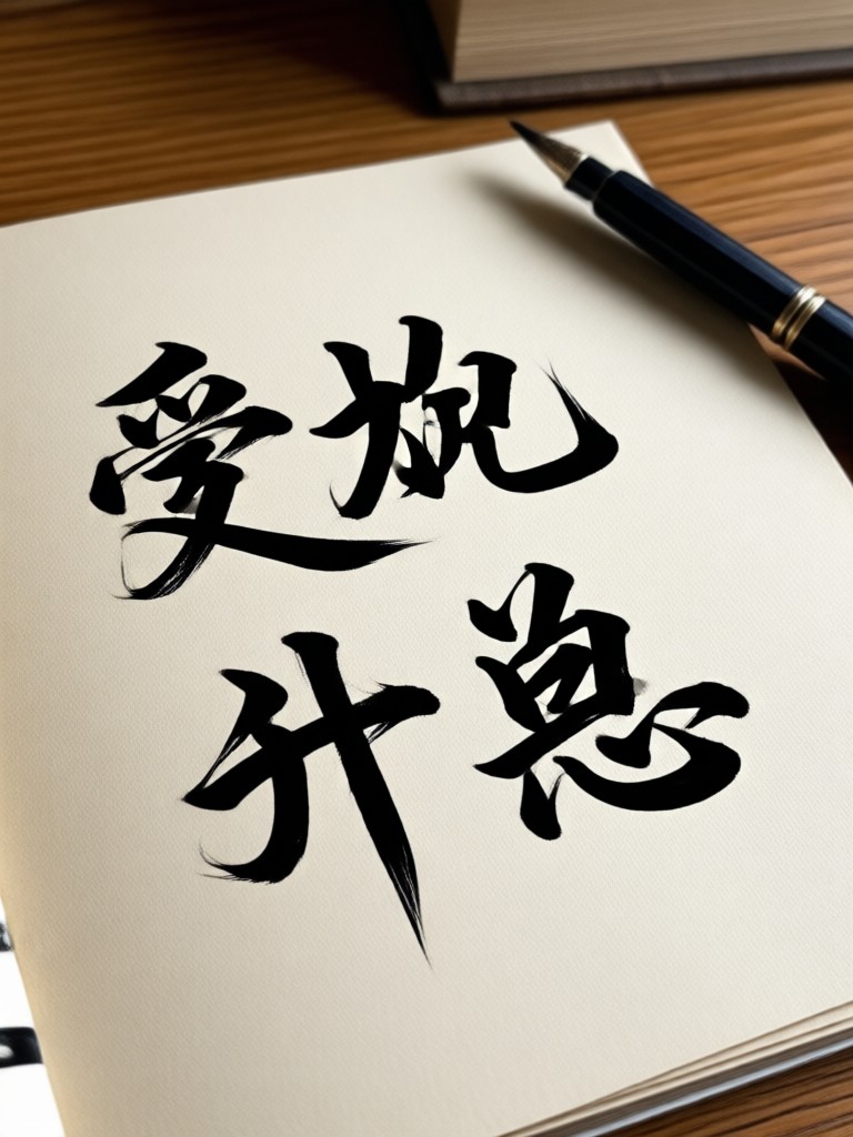 Elegant script on a wedding portrait