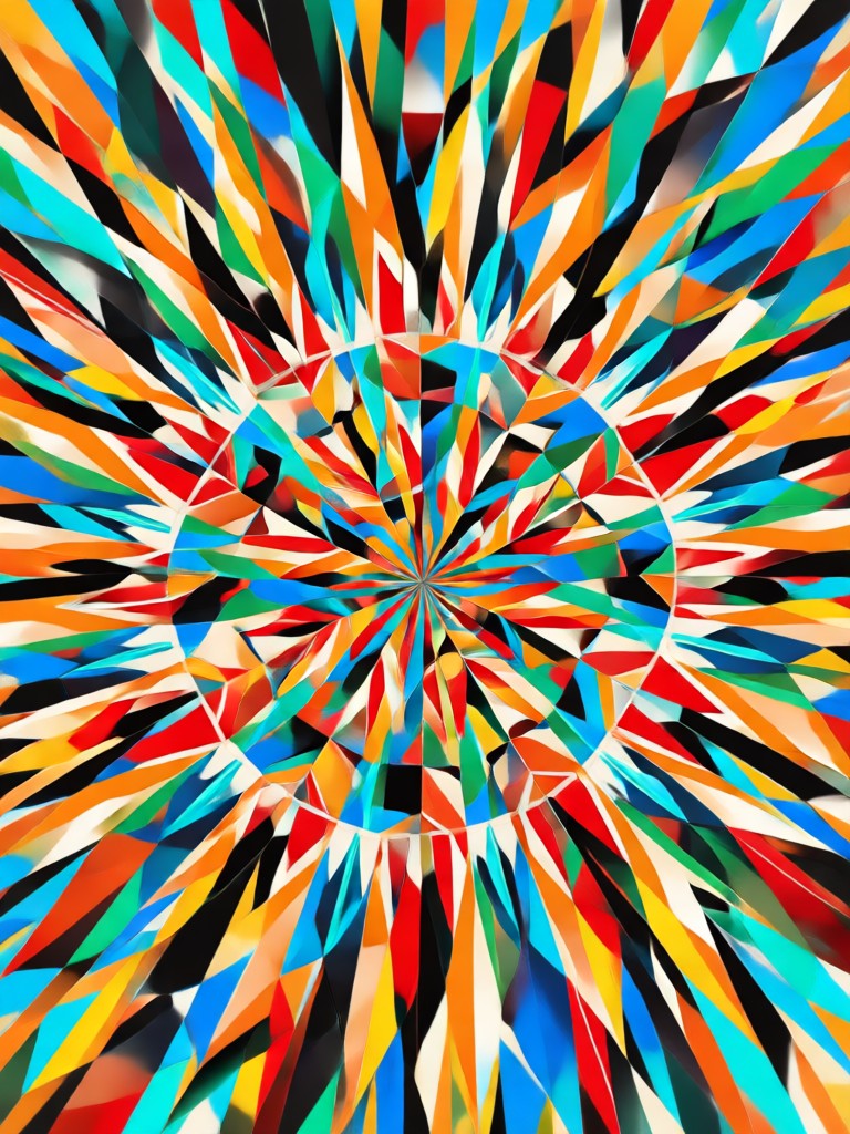 Holographic foil illusion pattern