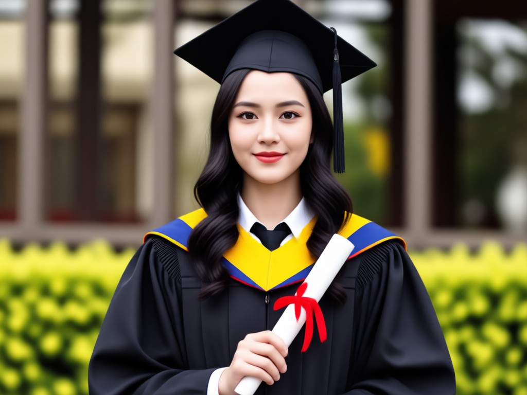 AI generated group graduation photo