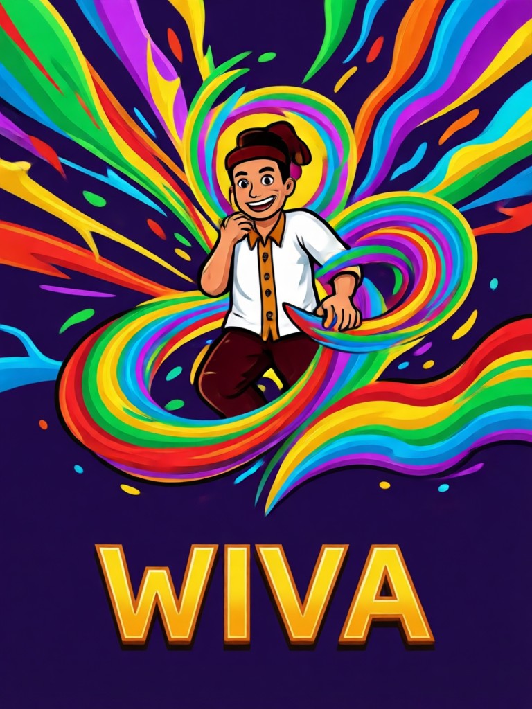 AI artwork poster with quote in Filipino