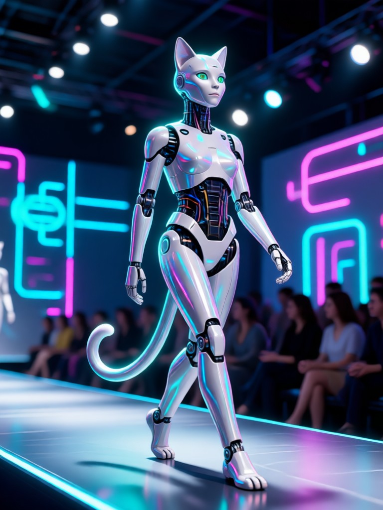 Pasarela inspirada en los 90 generada por IA