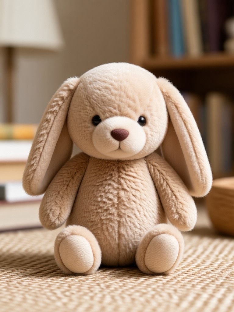 Classic bunny AI Jellycat with bow tie