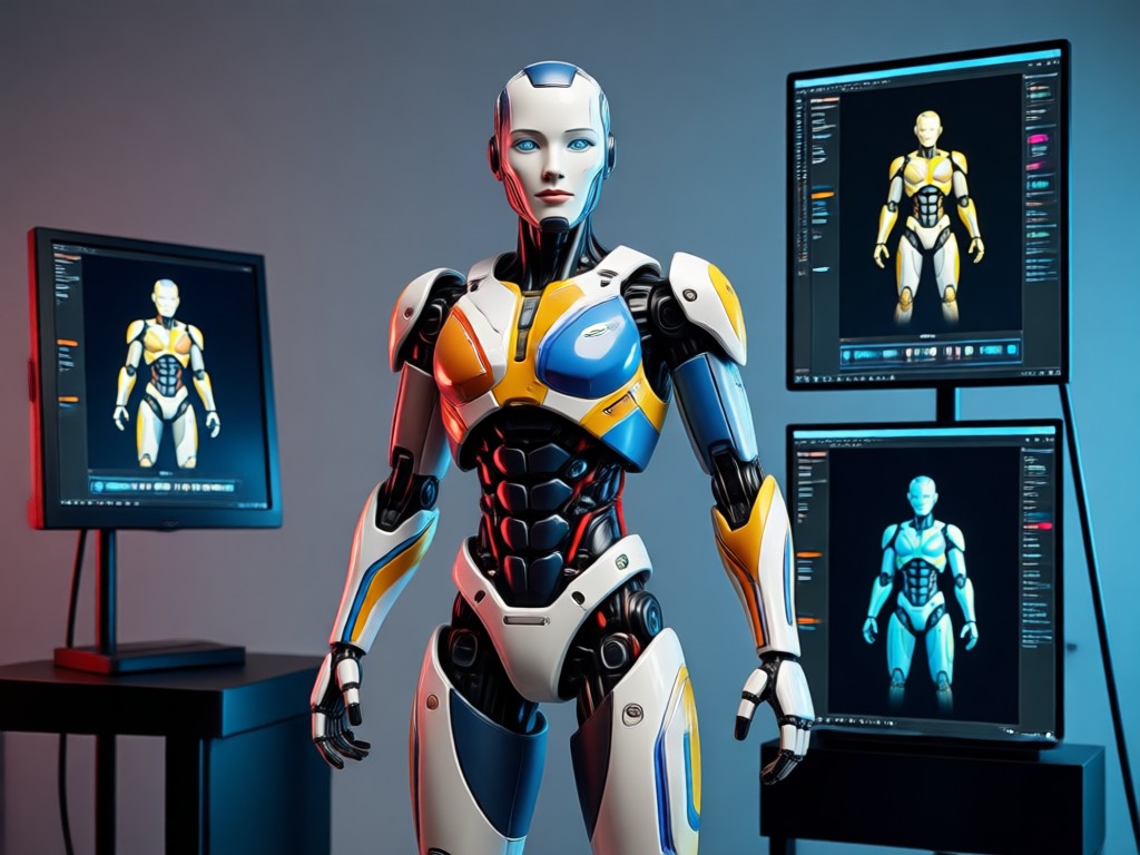 Gallery showing different AI action figure styles like superhero, anime, and sci-fi