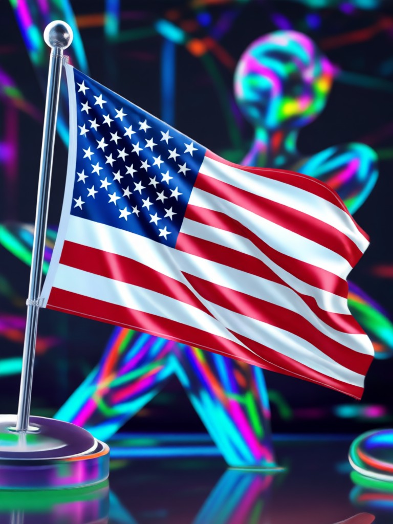 Sci-fi futuristic flag design