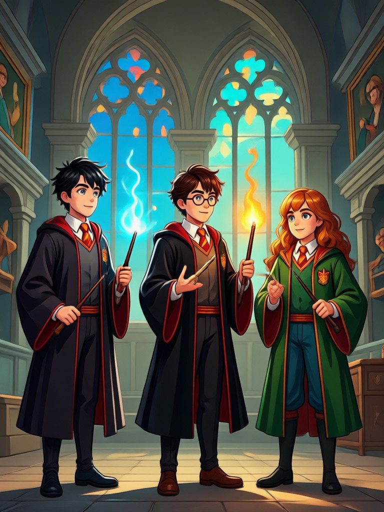 Transformación IA de jugador de Quidditch