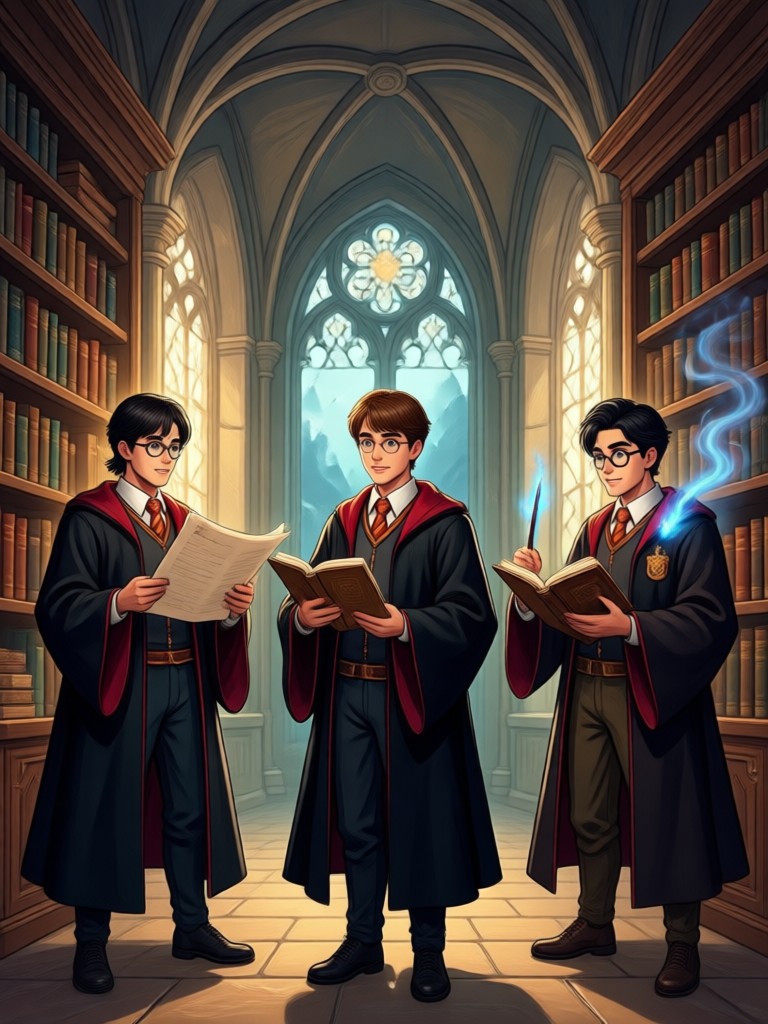Estudiante de Slytherin generado por IA