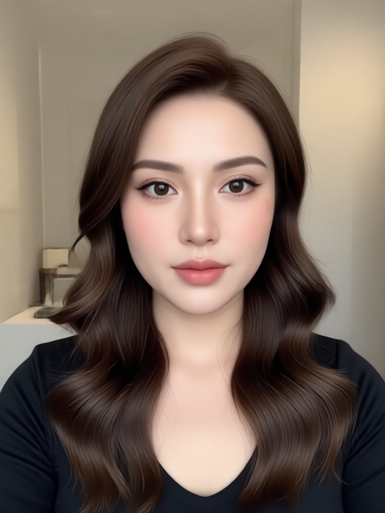 Anime style filter applied with face replacement