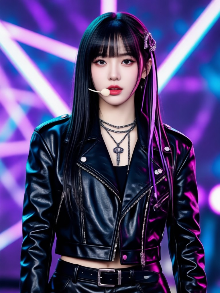 Fantasy fairy concept K-Pop idol AI art