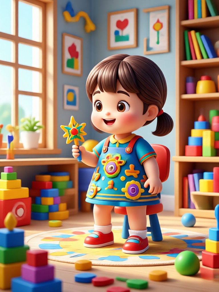Brother and sister childhood AI generation