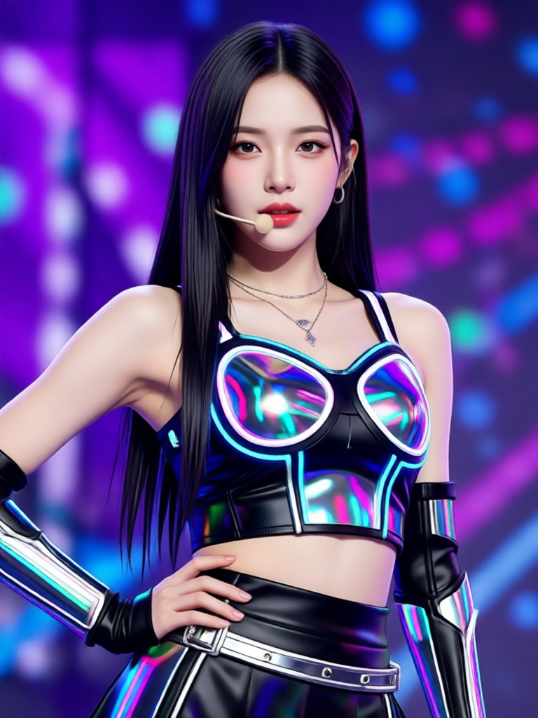 AI Kpop dark fantasy concept