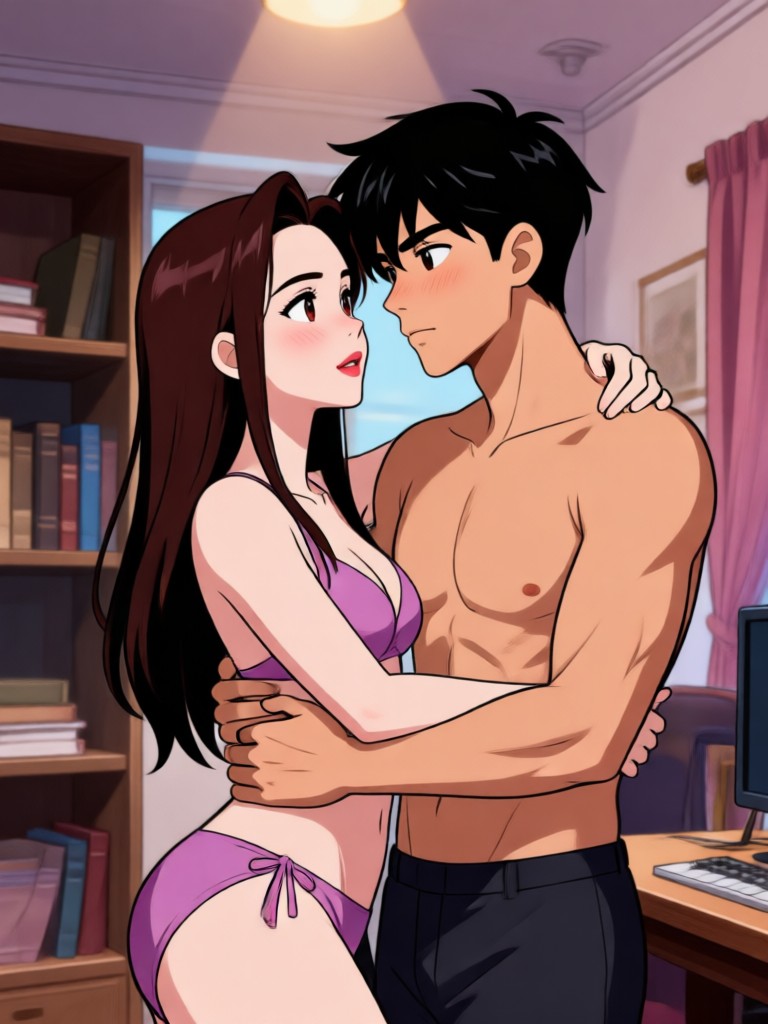 Adegan Animasi Lesbian 10