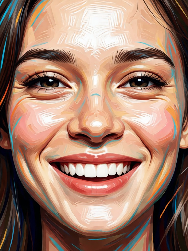 Restauração de foto antiga com sorriso de IA adicionado