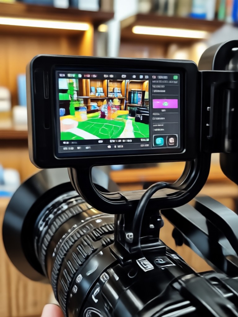 Aplicativo móvel mostrando recursos de animação de vídeo