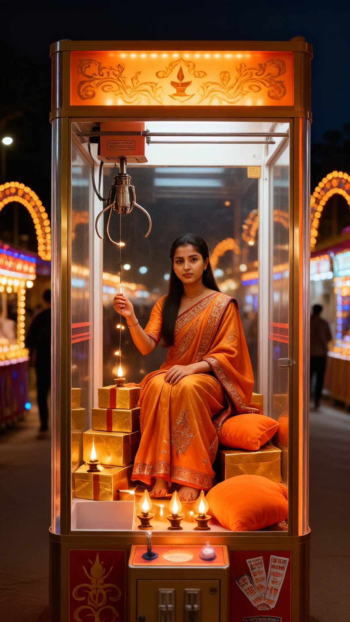 Diwali Glass Diva image