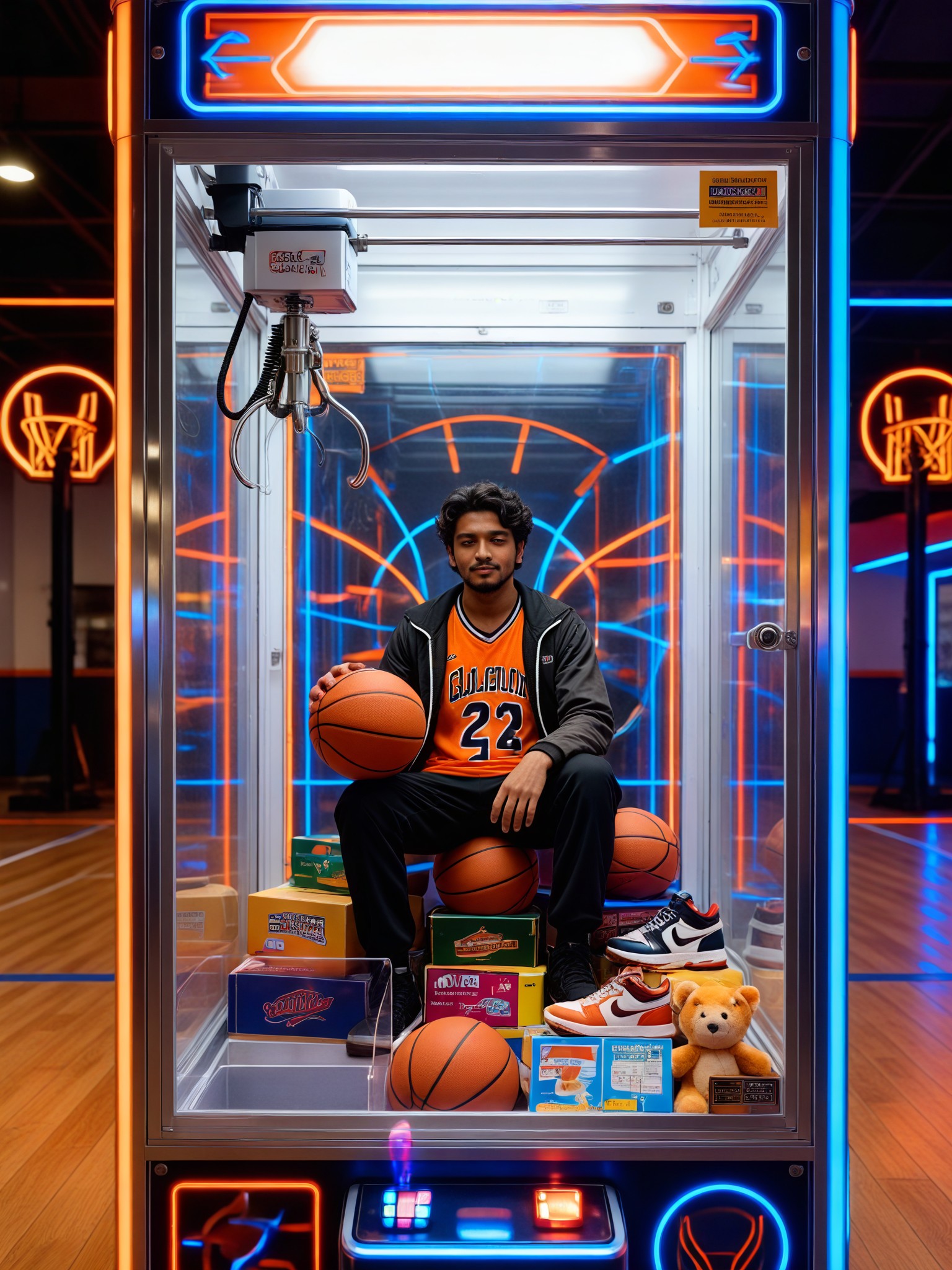 Basketball Neon Hero image