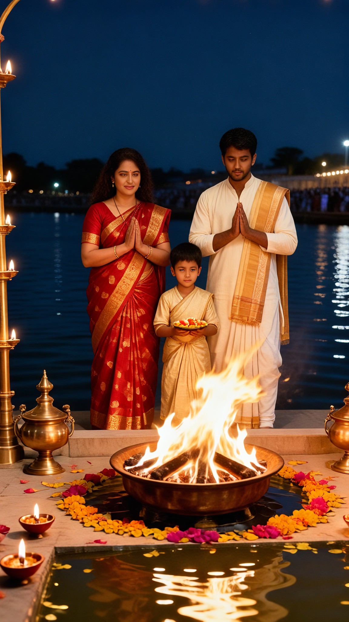 Ganges Festival: Familie Aarti Glow image