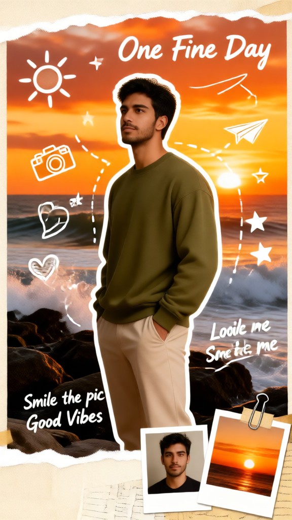 Instagram style photo shoot image
