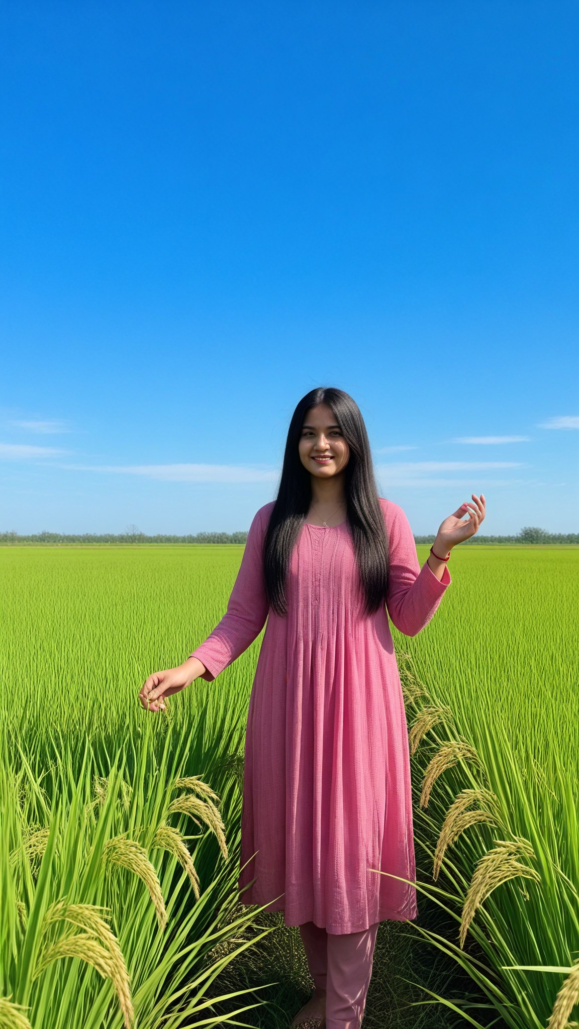Portrait in a rice field-28 image
