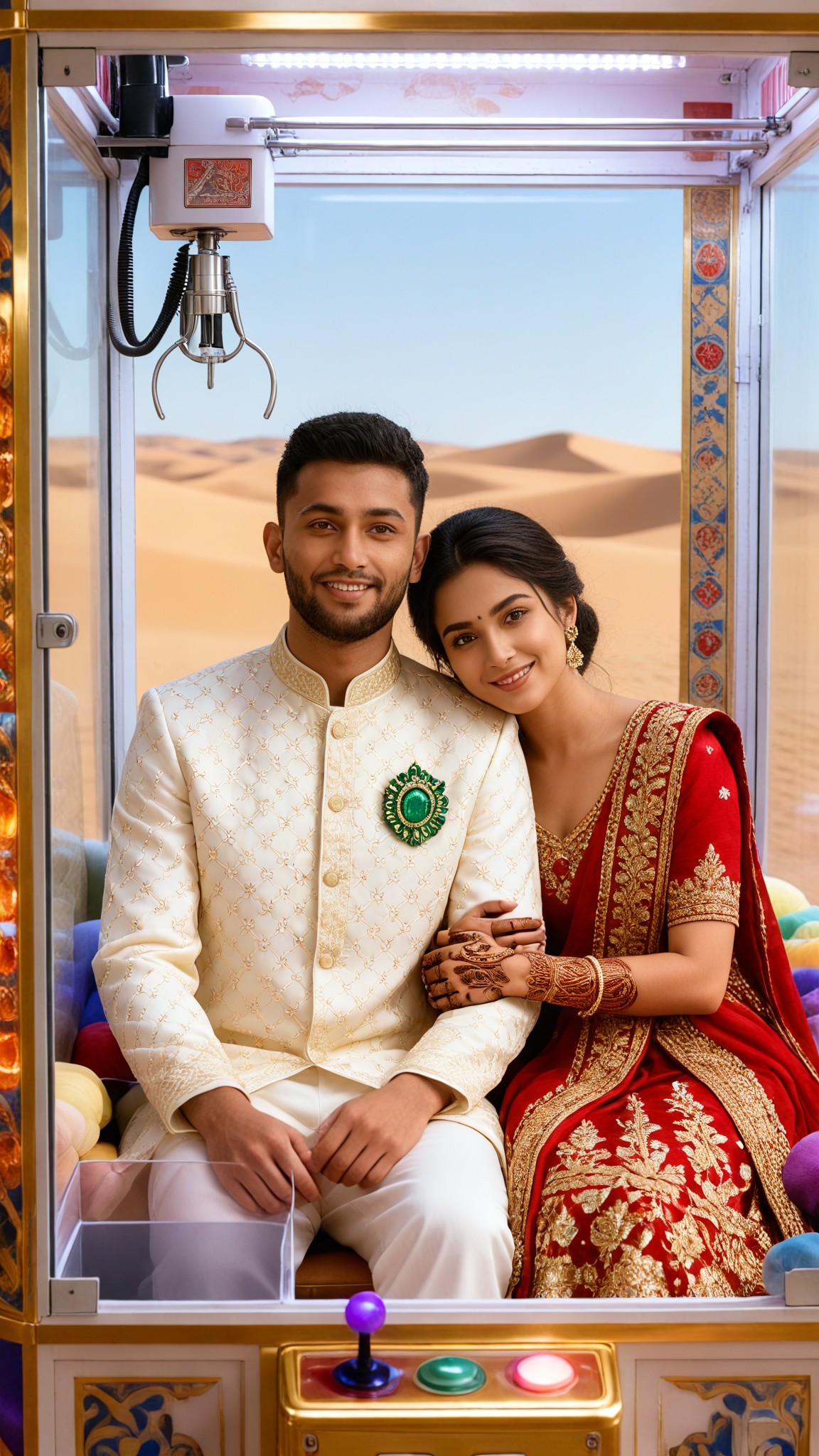 Romantic Couple in the Desert image