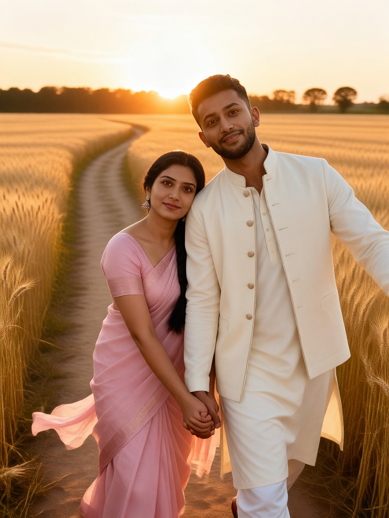 Sunset Field Together image