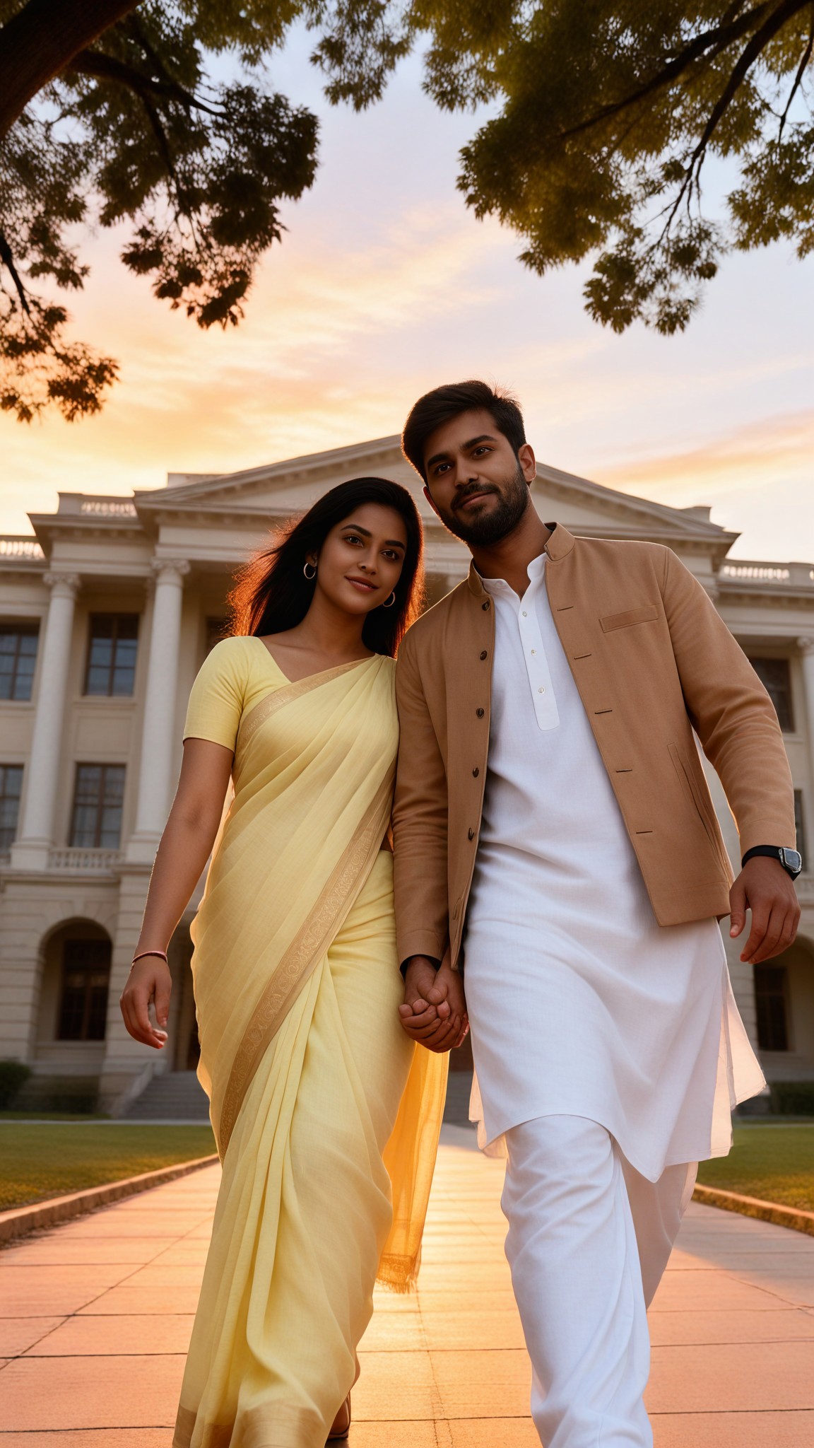 Campus Dusk Couple image