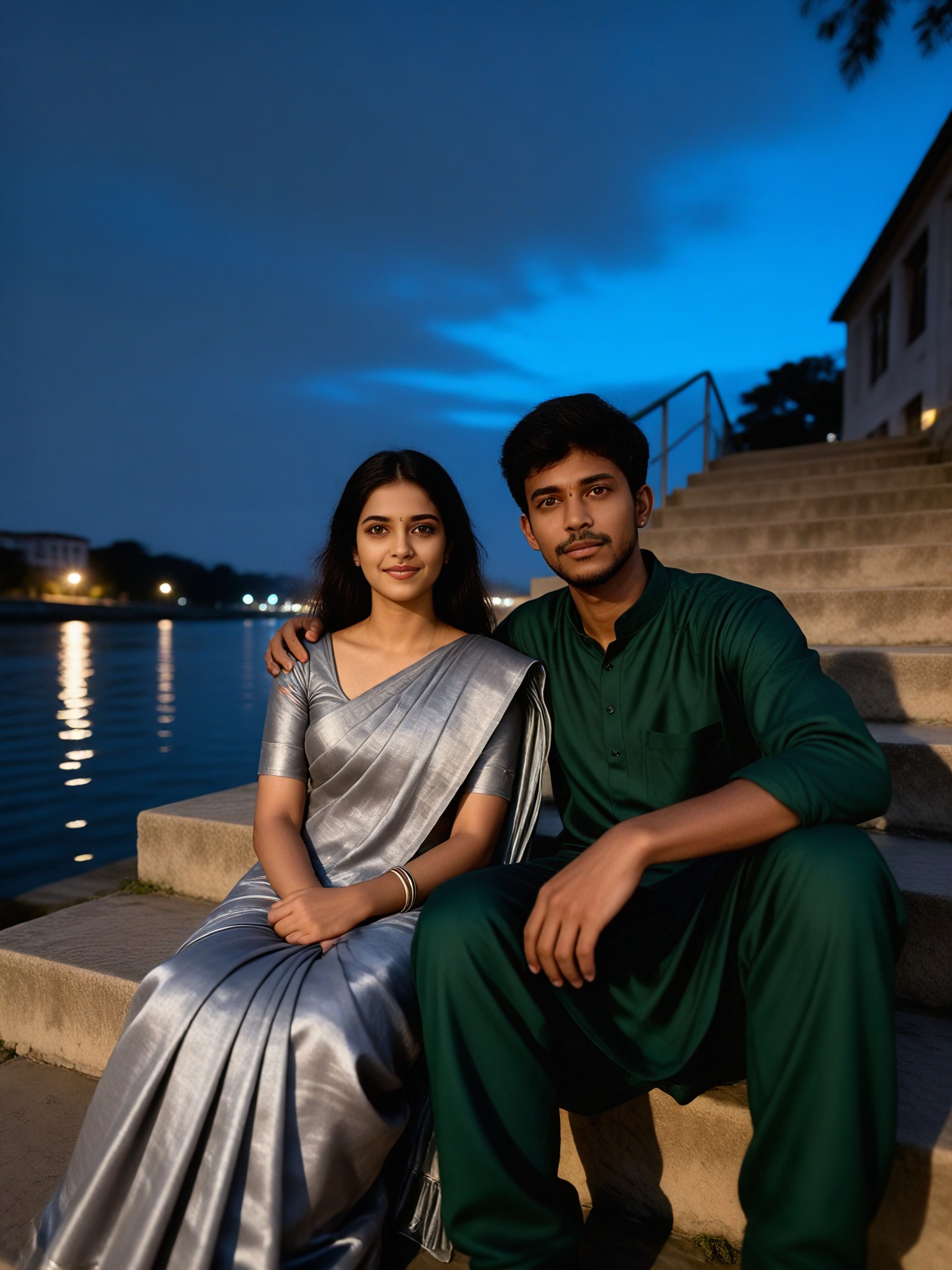 Night River Sitting image