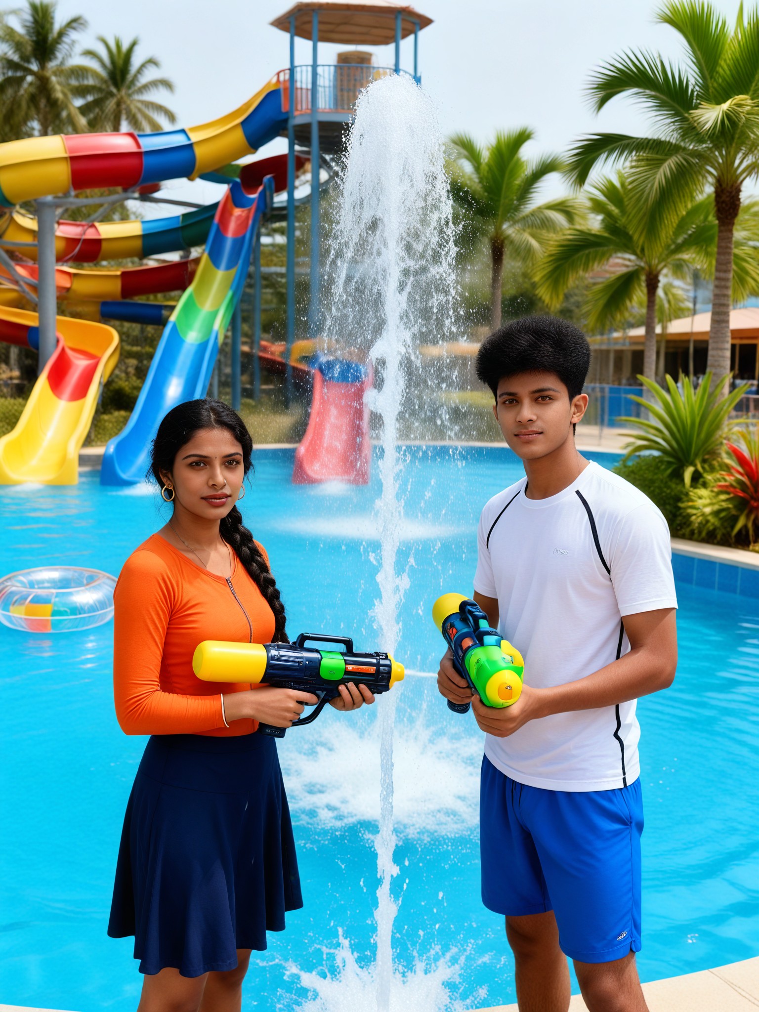 Water Gun Couple image