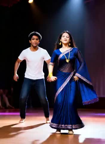 Couples flirting and dancing image