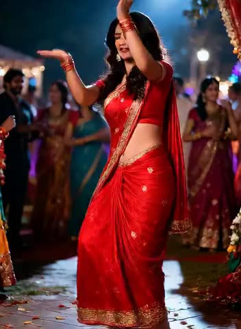 Beautiful woman dancing image