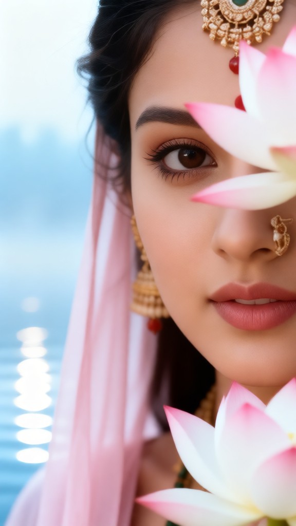 Lotus Half Face image