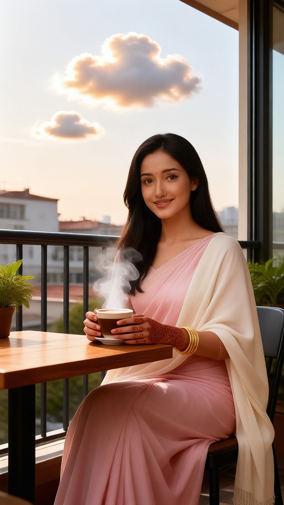 Coffee Cloud Mood Portrait image