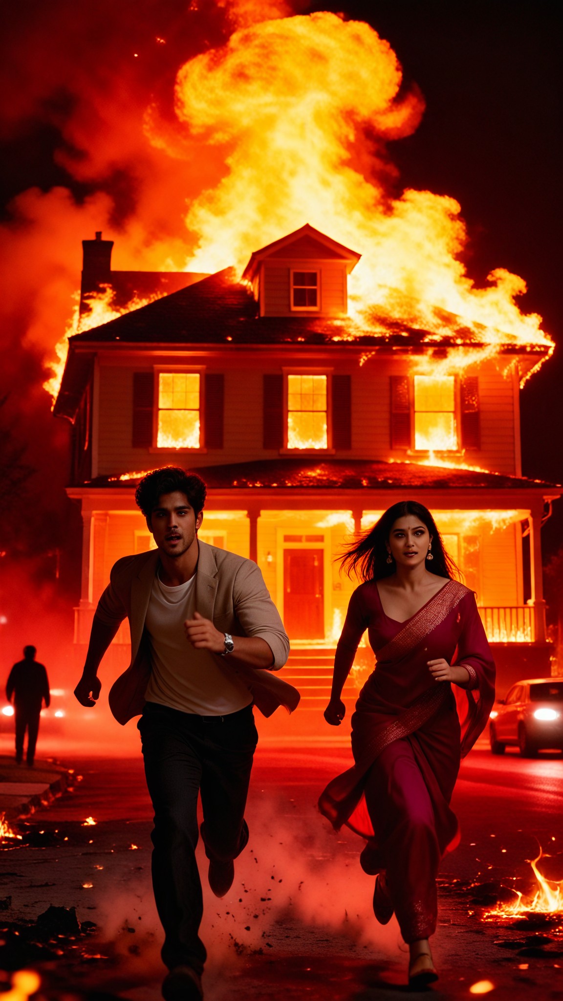 Escape from the burning house image