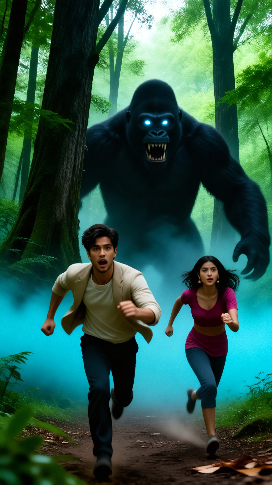 Chase in the Misty Forest image