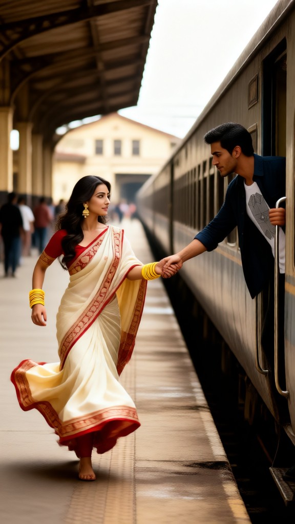 Parting at the station image