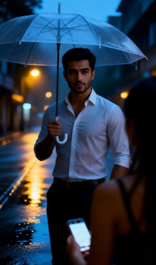 Meet at the Rain Night Station-v1 image
