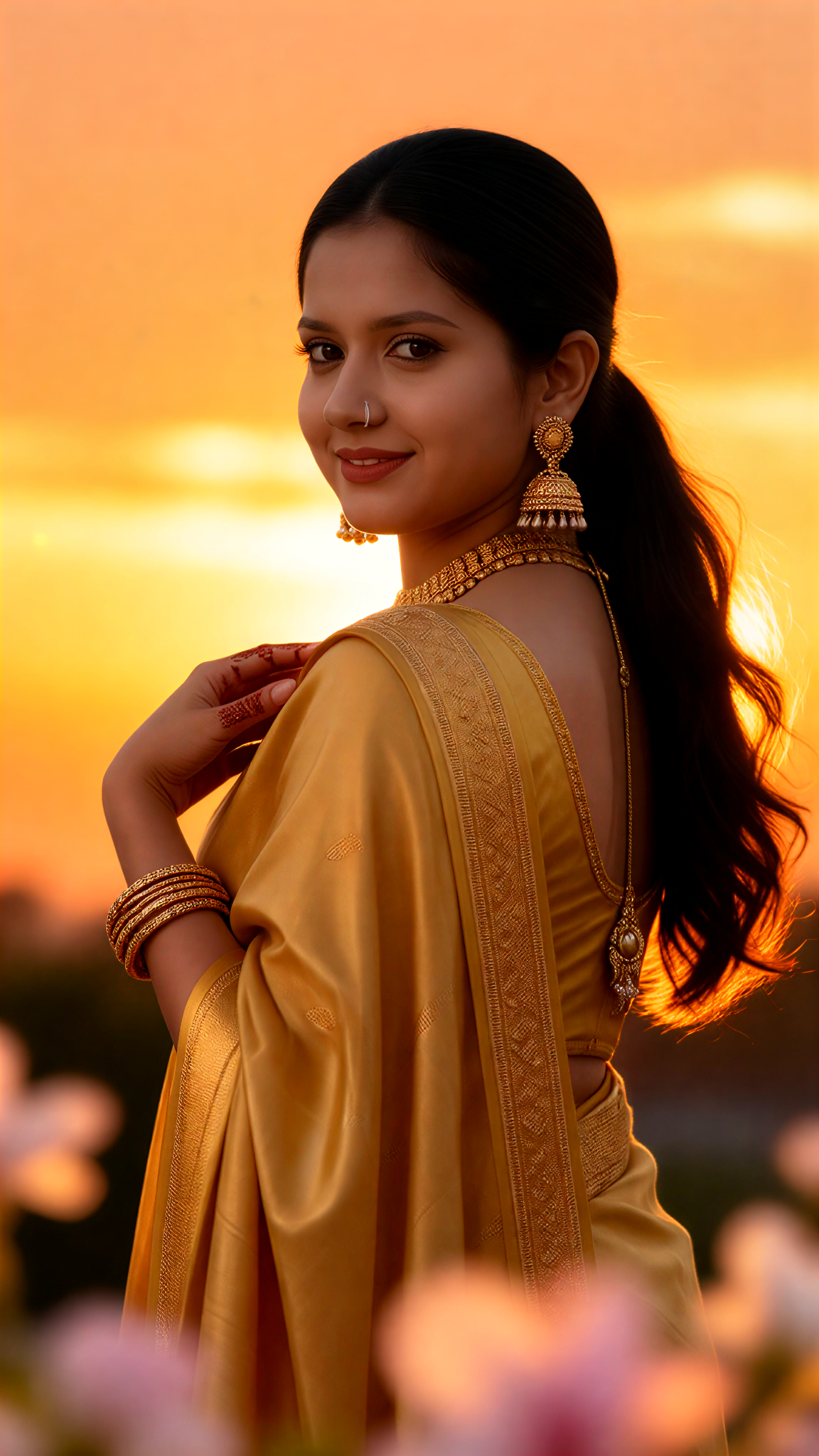 Golden Jewelry Gaze image