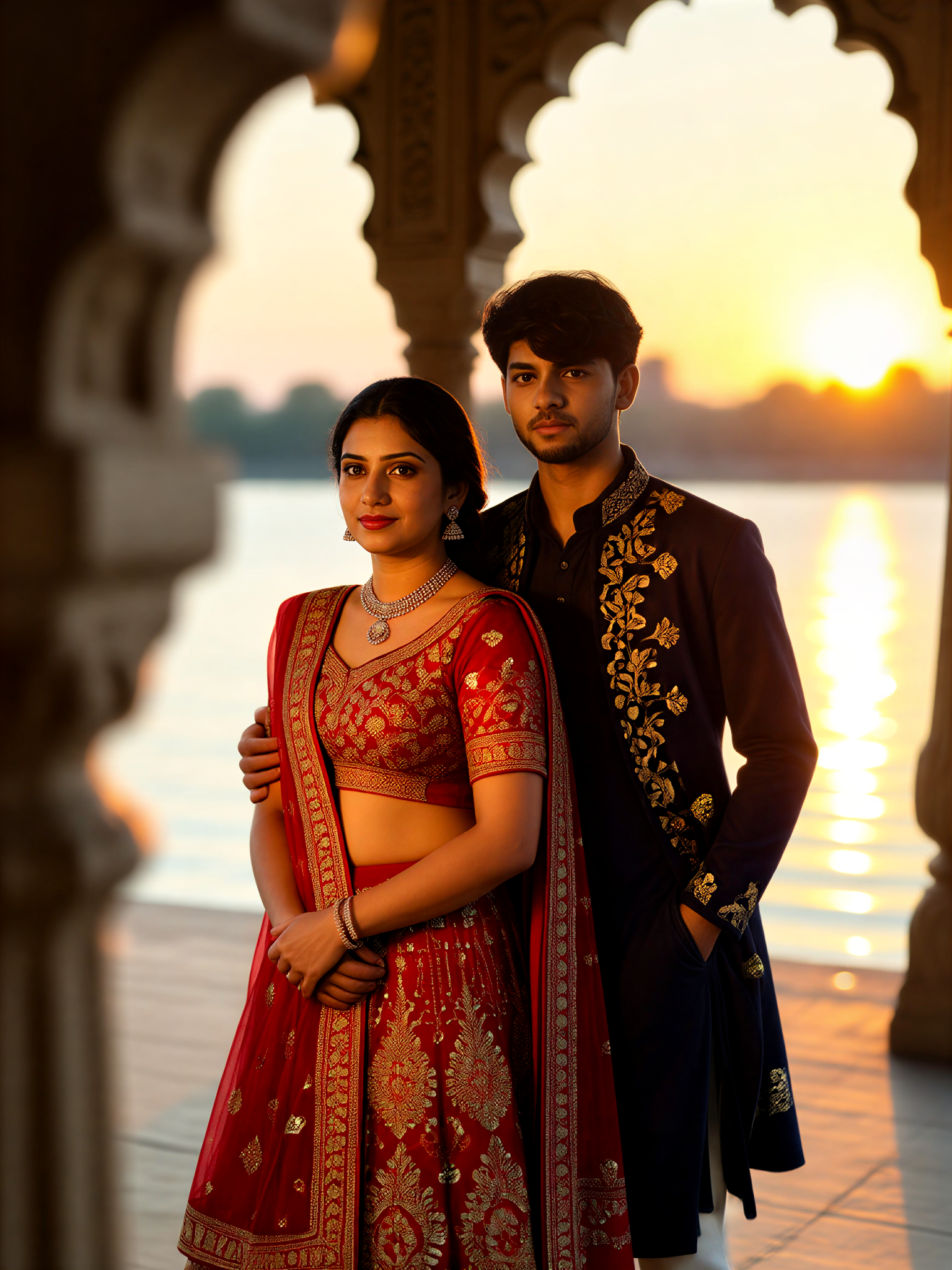 Palace Sunset Couple image