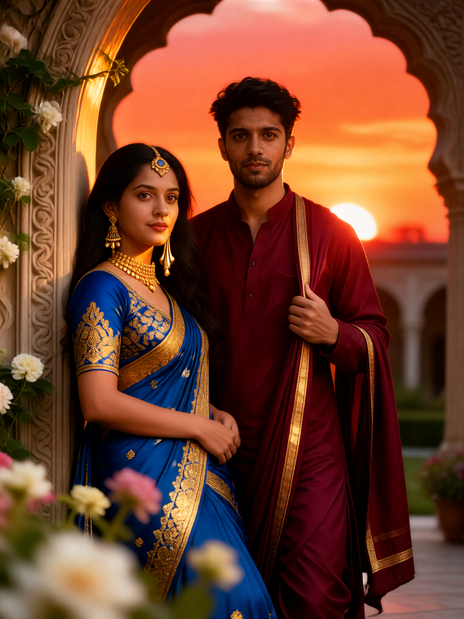 Palace Sunset Couple image