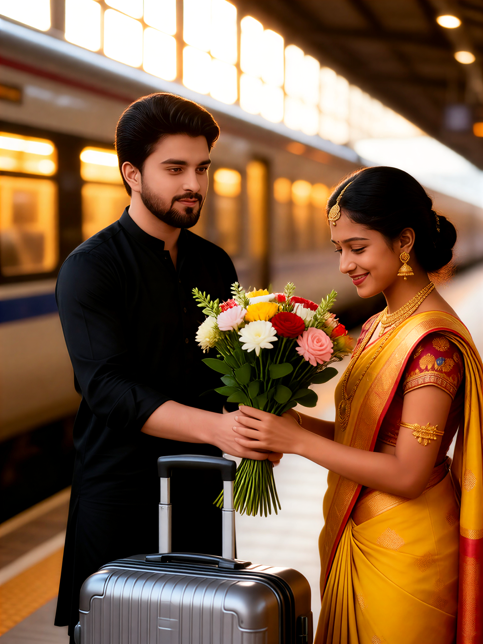 Train Station Couple Confession-3 image