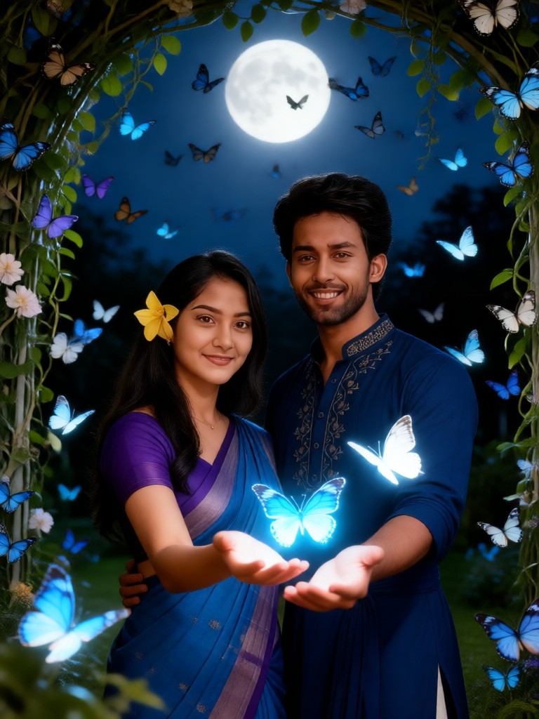 Glowing Butterfly couple-4 image