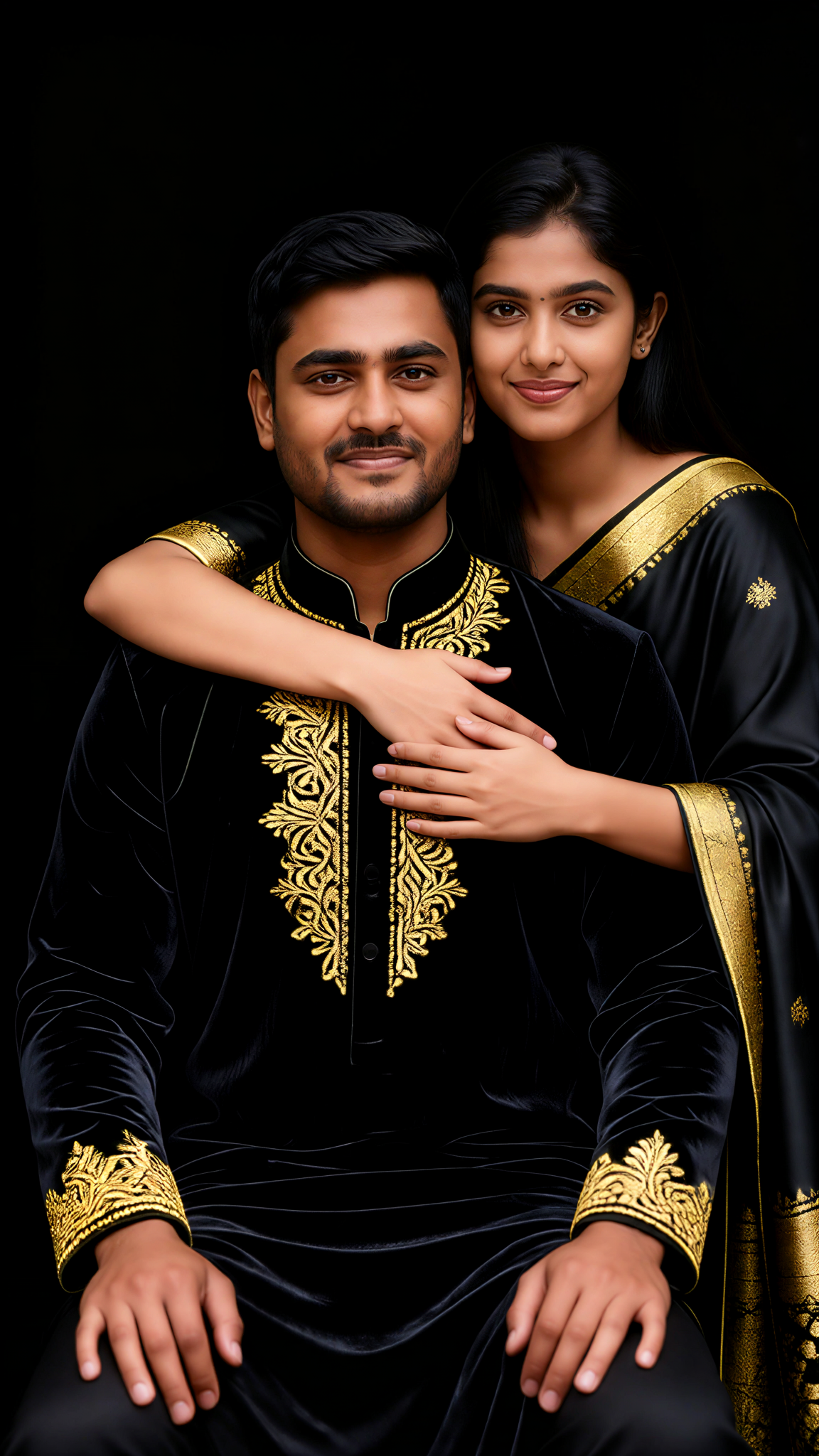 Black-themed traditional clothing - p1 image